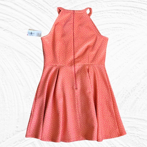 Copper Key Peach & Yellow Dress Size XL - Picture 2 of 7